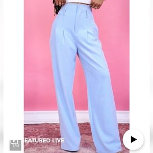 Baby blue dress pants